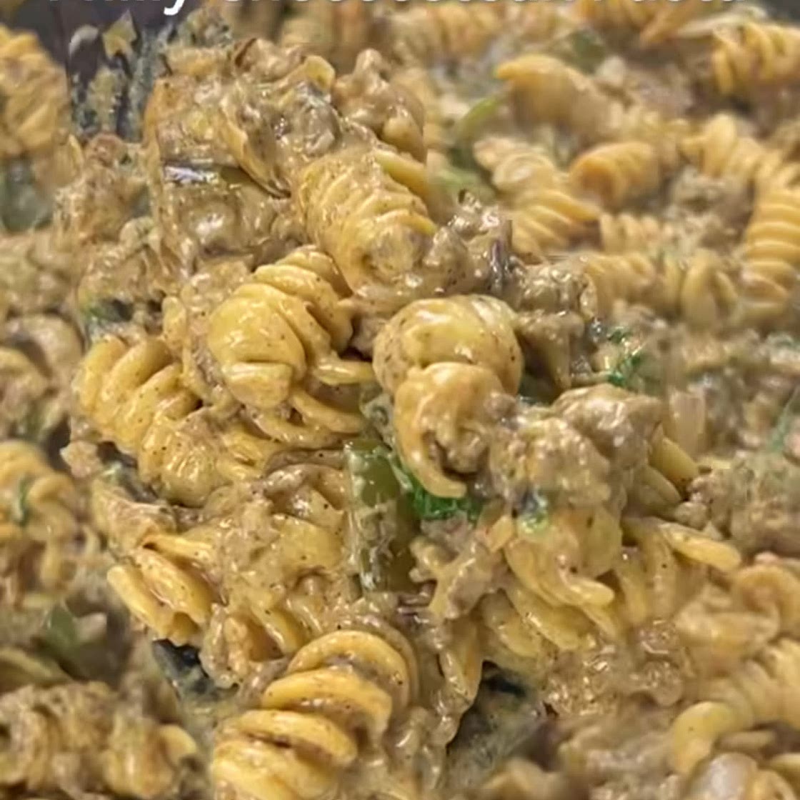 Philly Cheesesteak Pasta