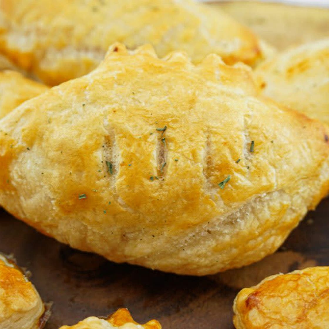 Football Pizza Puff Pastries