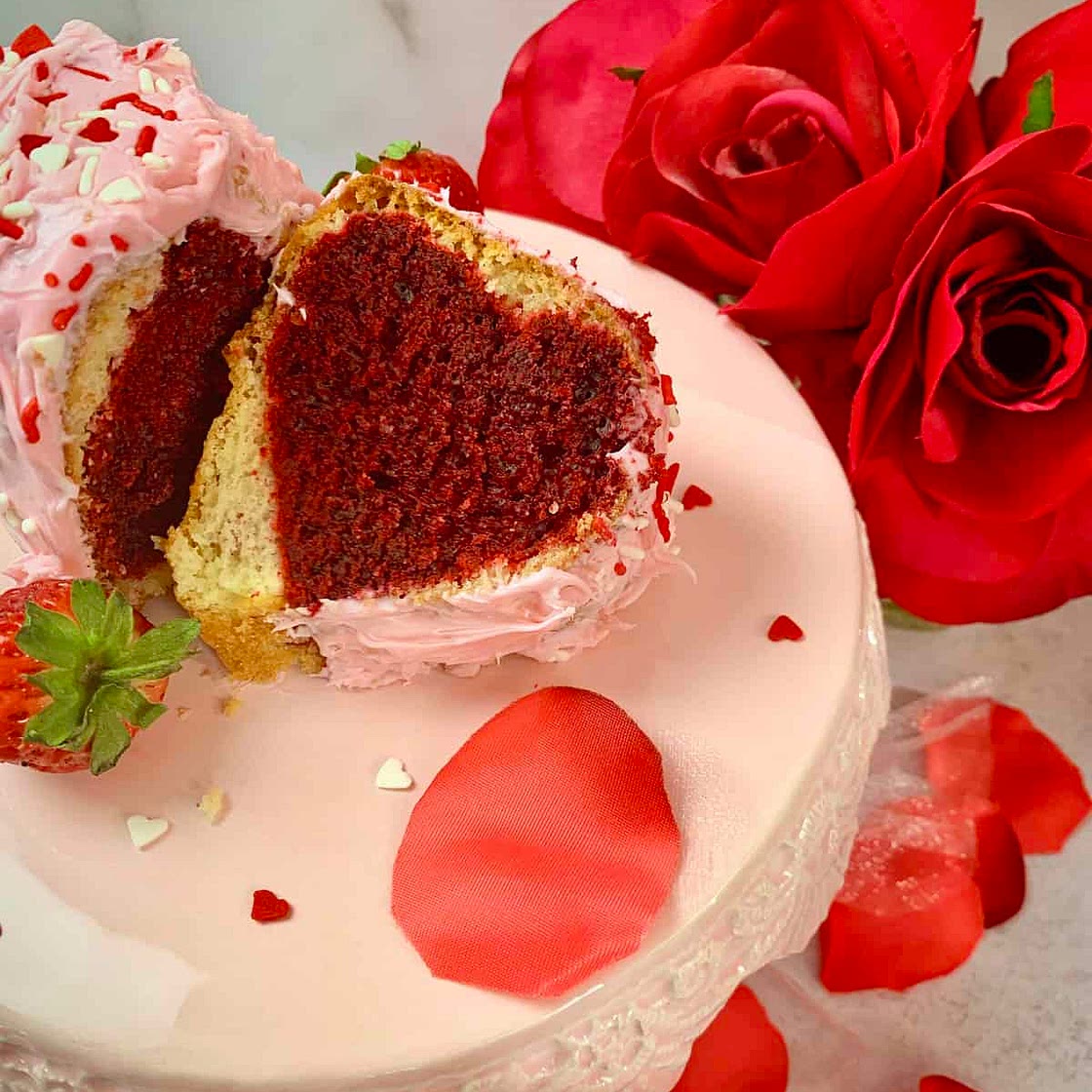 Valentine's Day Surprise Cake
