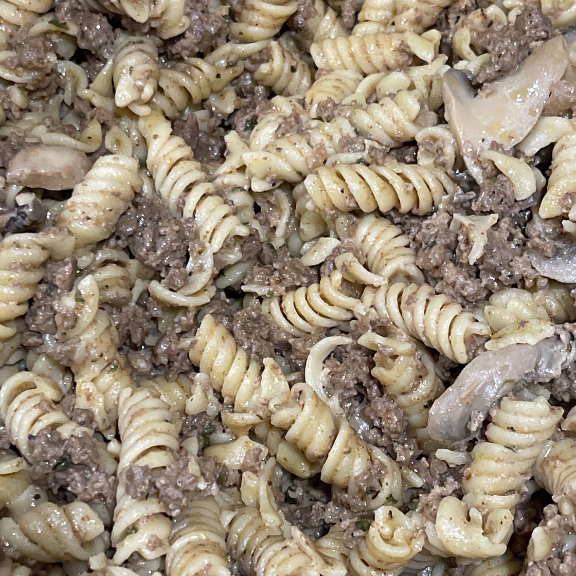Philly Cheesesteak Pasta