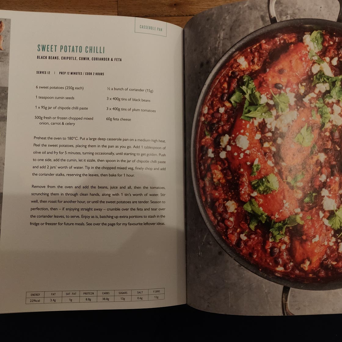 Sweet potato chilli