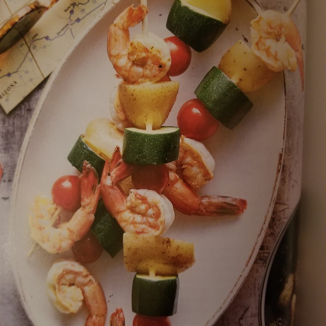 Lemon Garlic Shrimp Kabobs