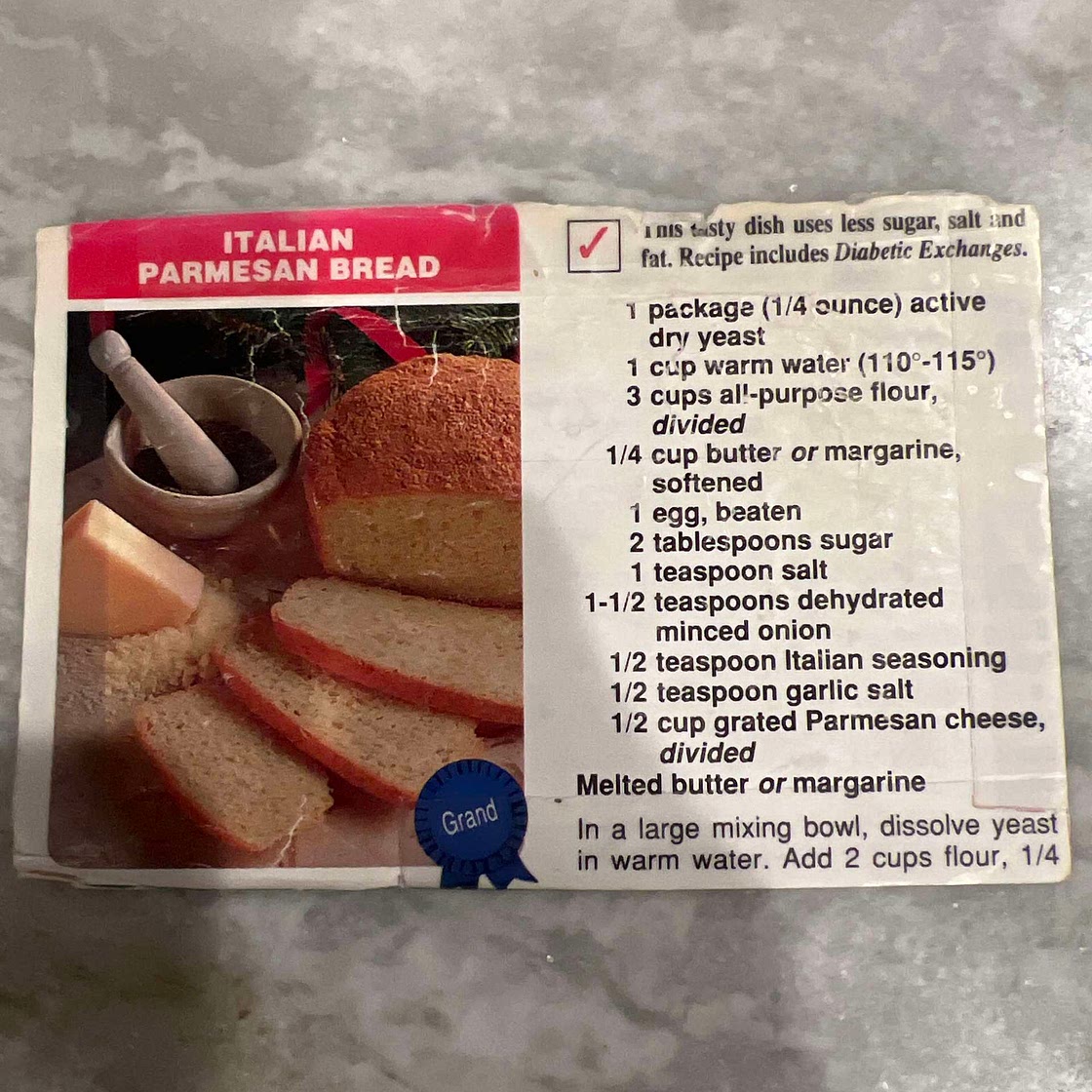 Italian Parmesan Bread