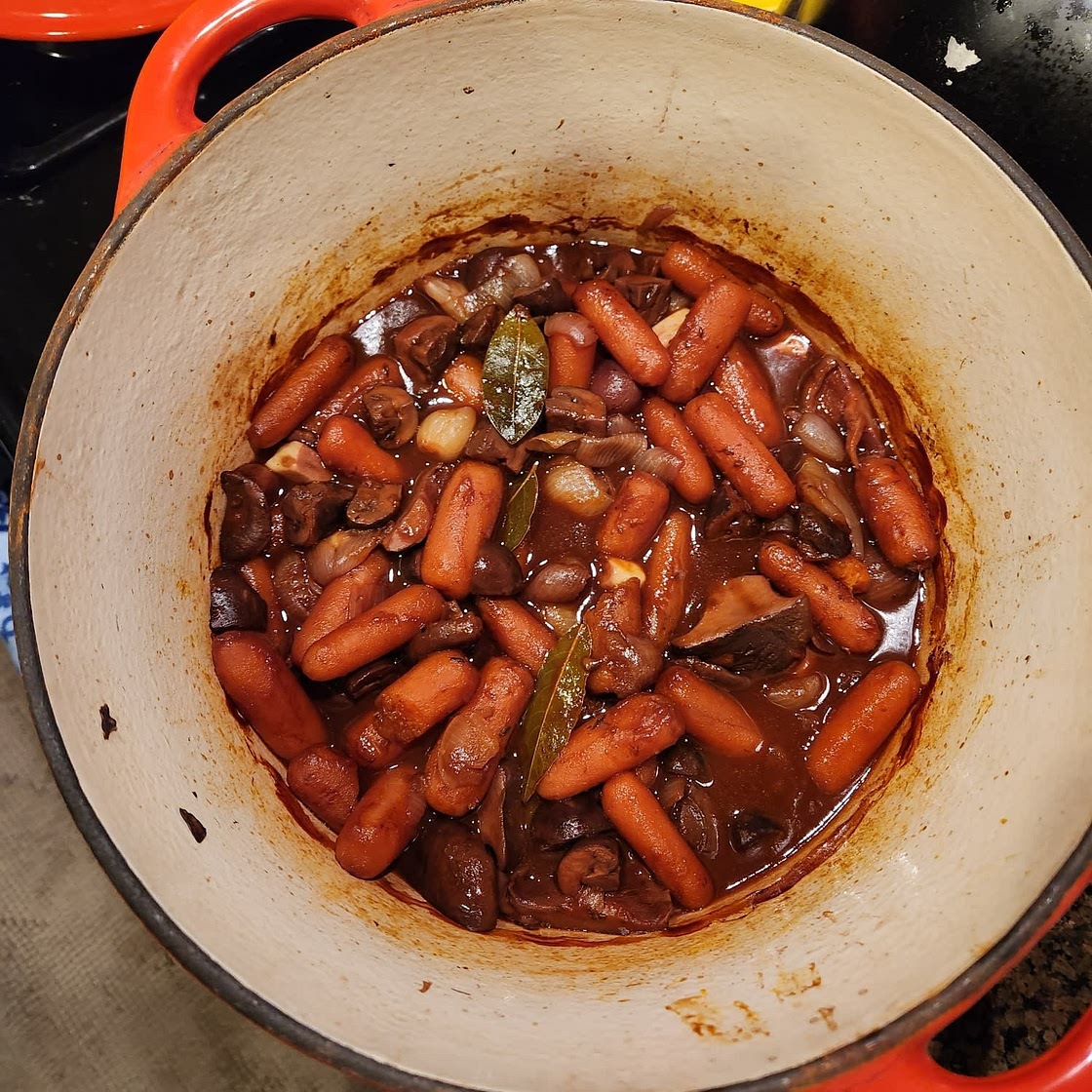 Mushroom bourguignon