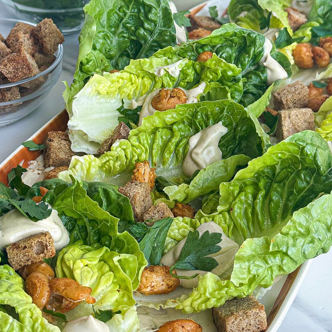 My Go-To Vegan Caesar Salad  