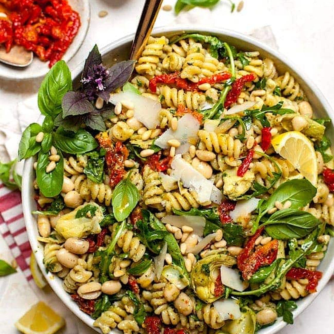 Sun-dried Tomato & Pesto Pasta Salad