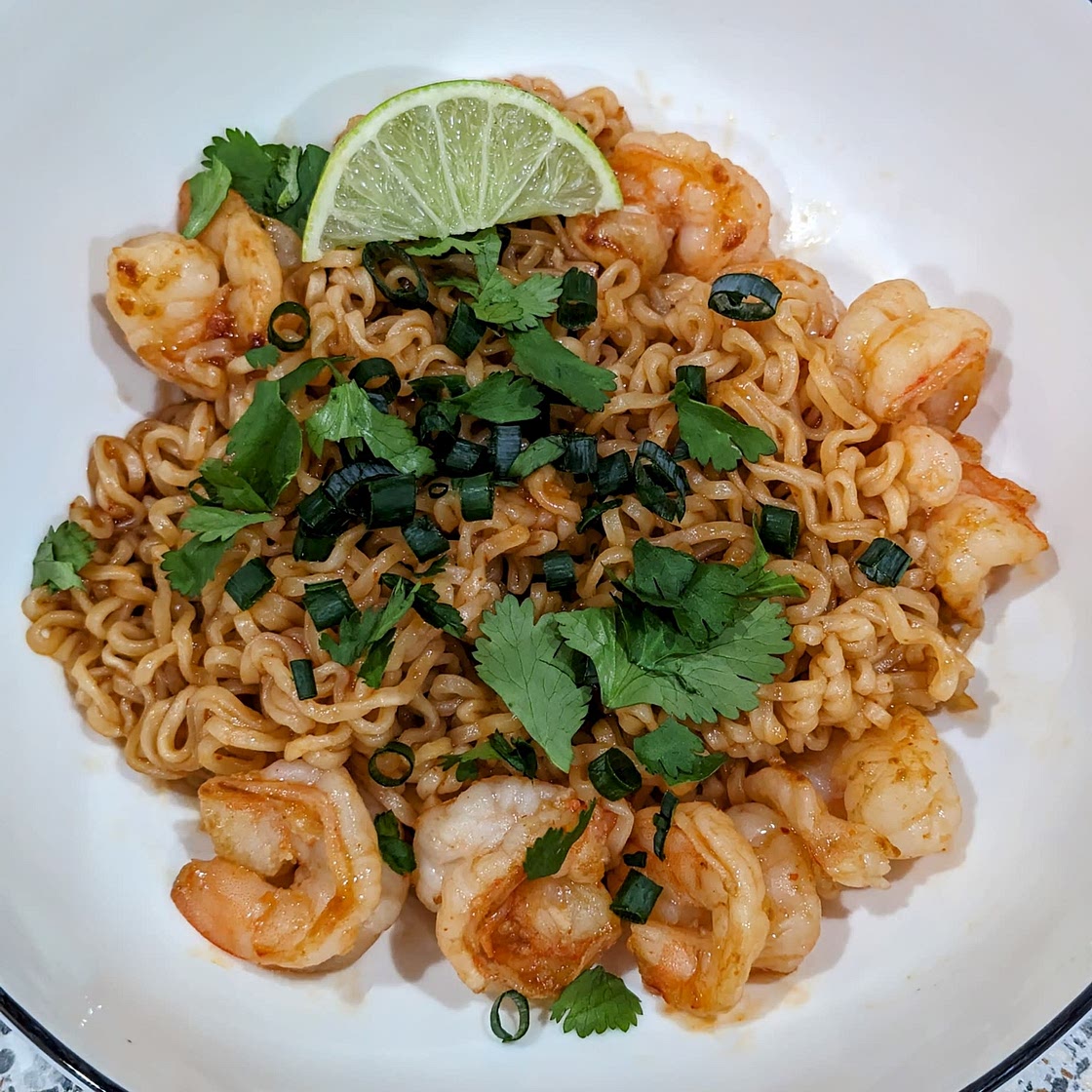 Lime Shrimp Dragon Noodles