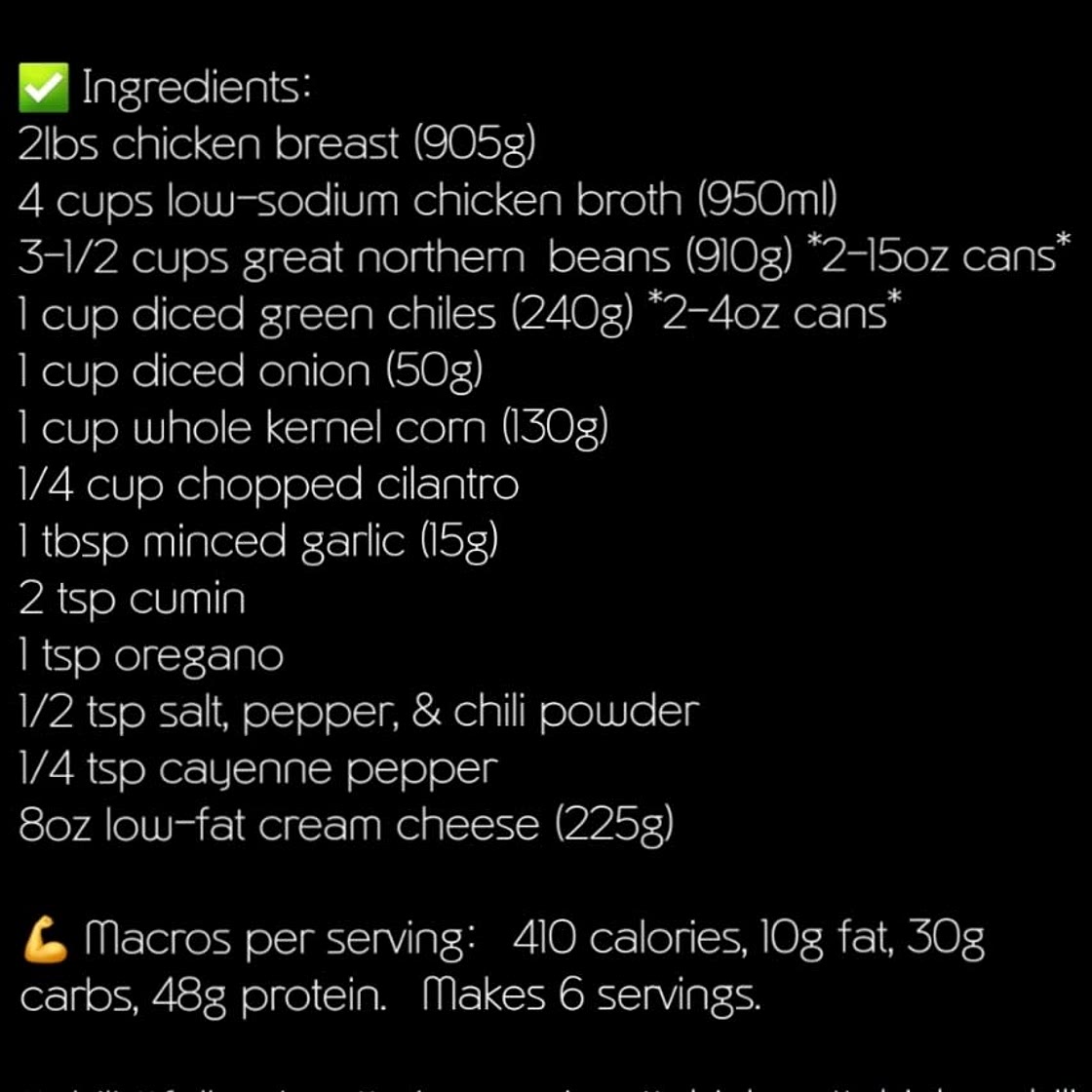 White Chicken Chili