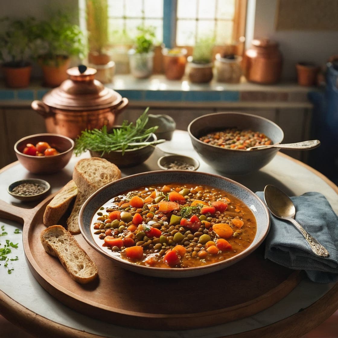 Longevity Lentil Stew