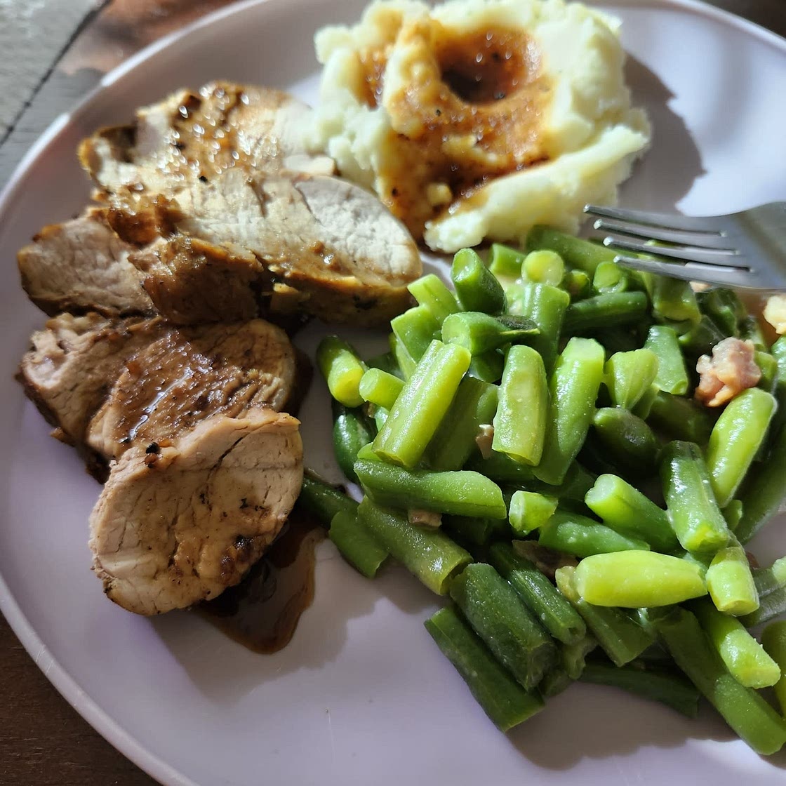 Pork Tenderloin with Honey Garlic Sauce