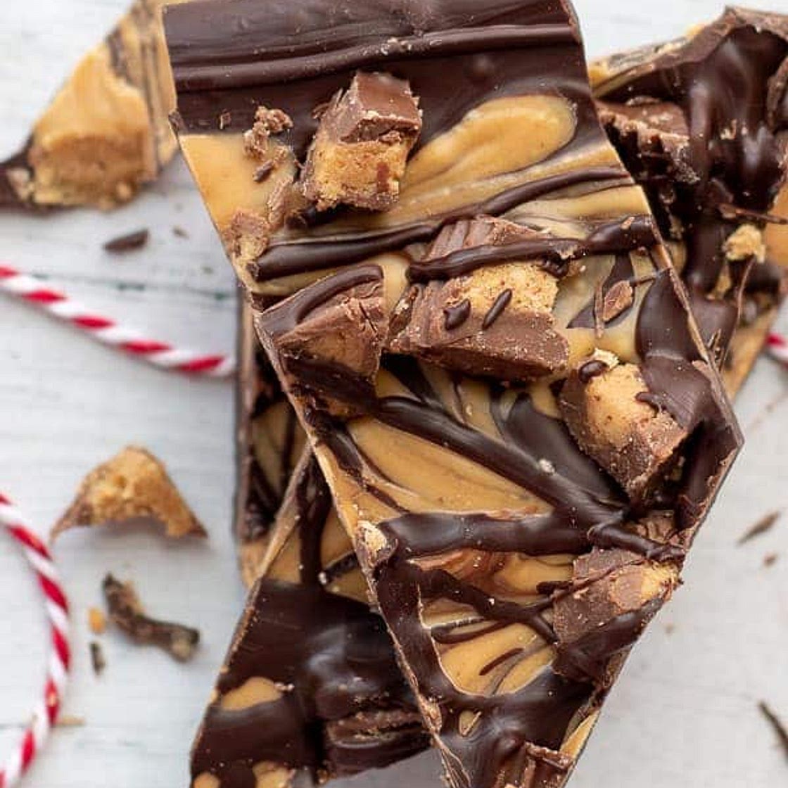 3-Ingredient Gluten-Free Bark (Chocolate Peanut Butter)