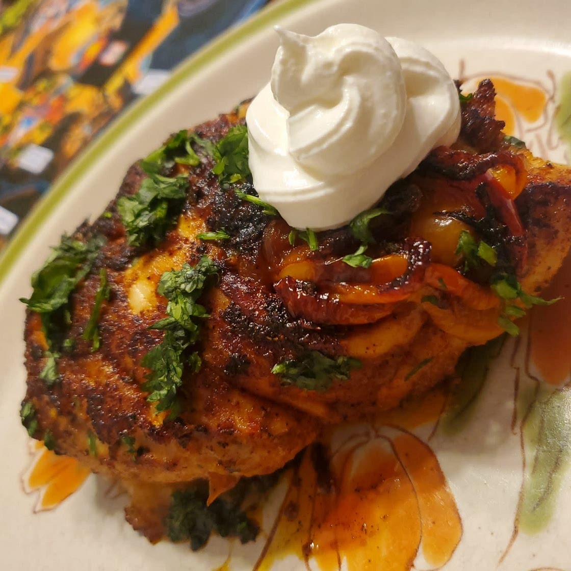 Cheesy Fajita Stuffed Chicken Breast