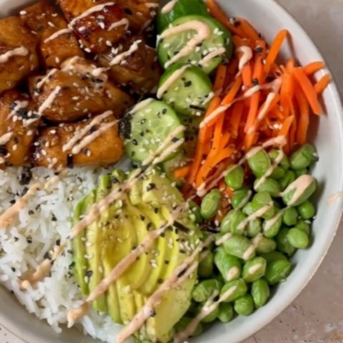 Salmon Rice Bowls