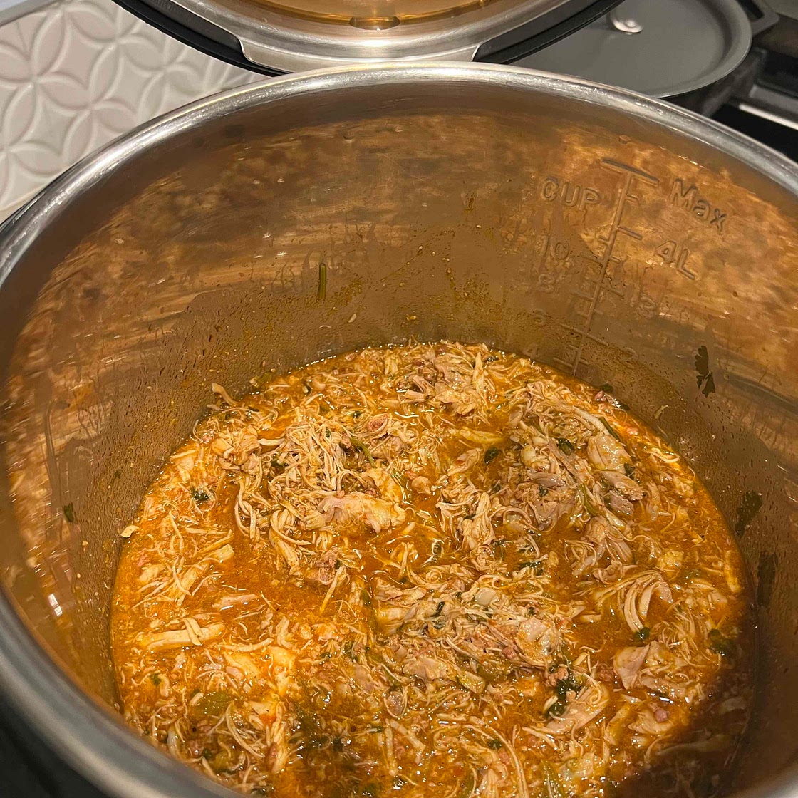 Instant Pot Chicken Chorizo Taco