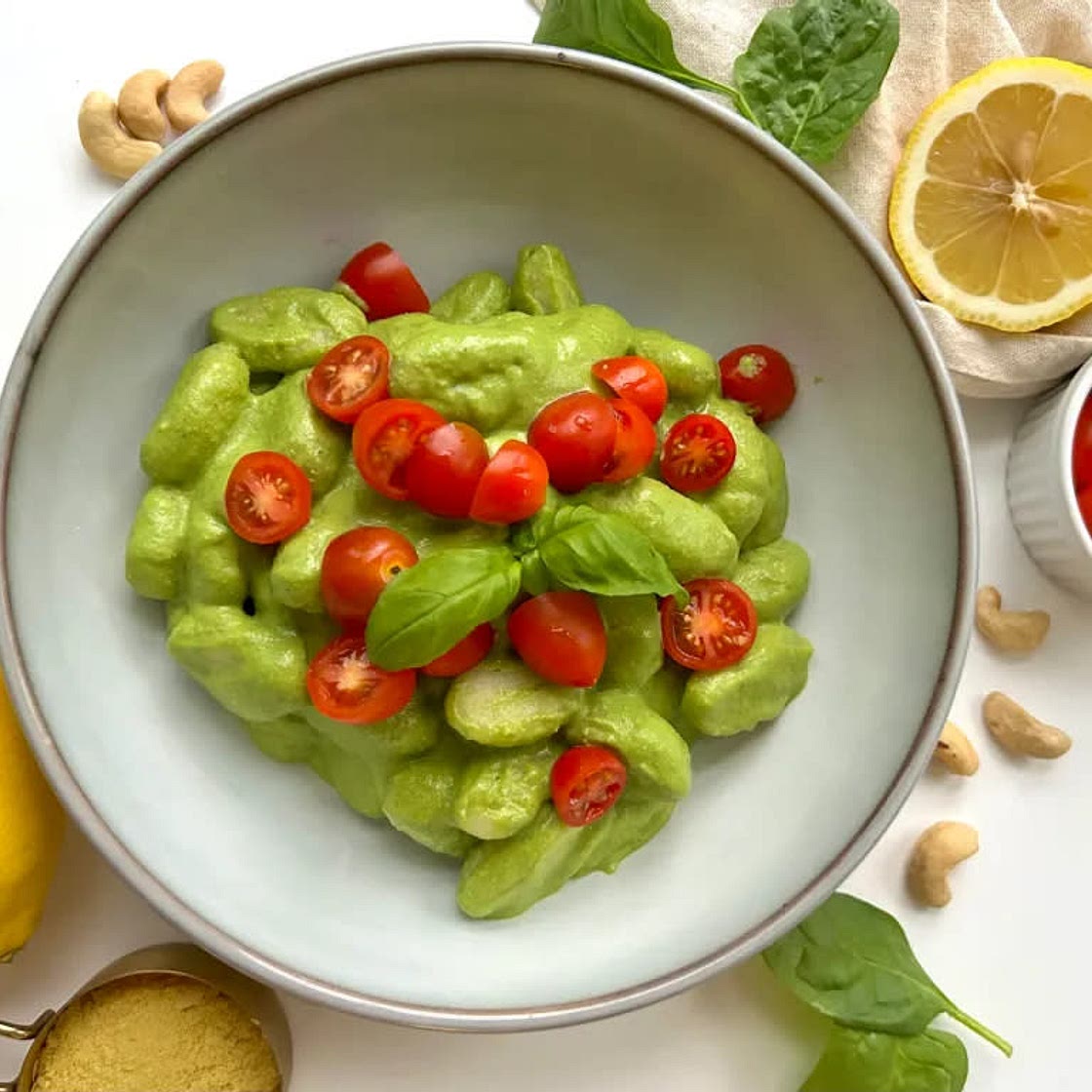 Creamy Pesto Gnocchi