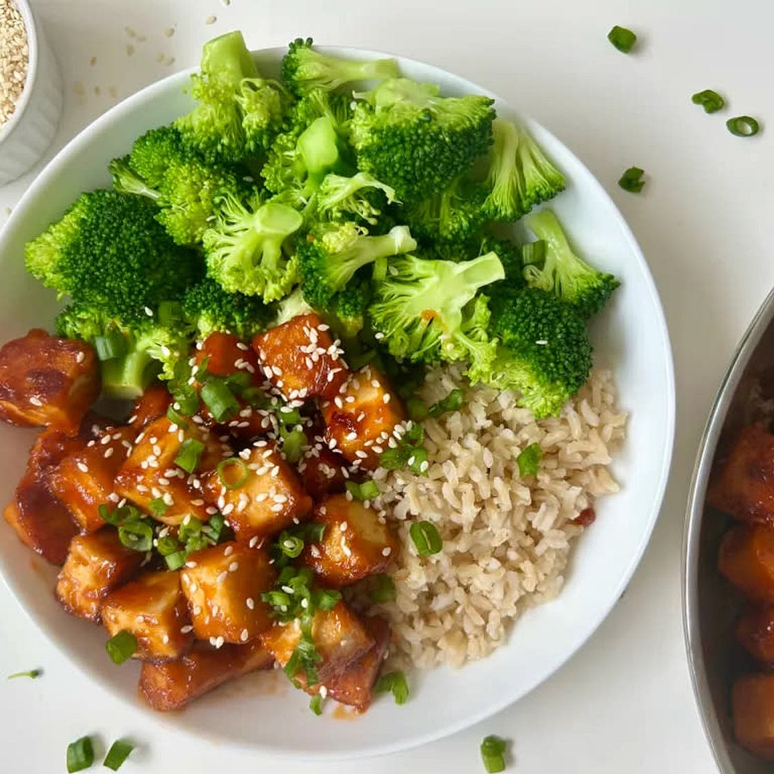 Sticky Tofu Bowl
