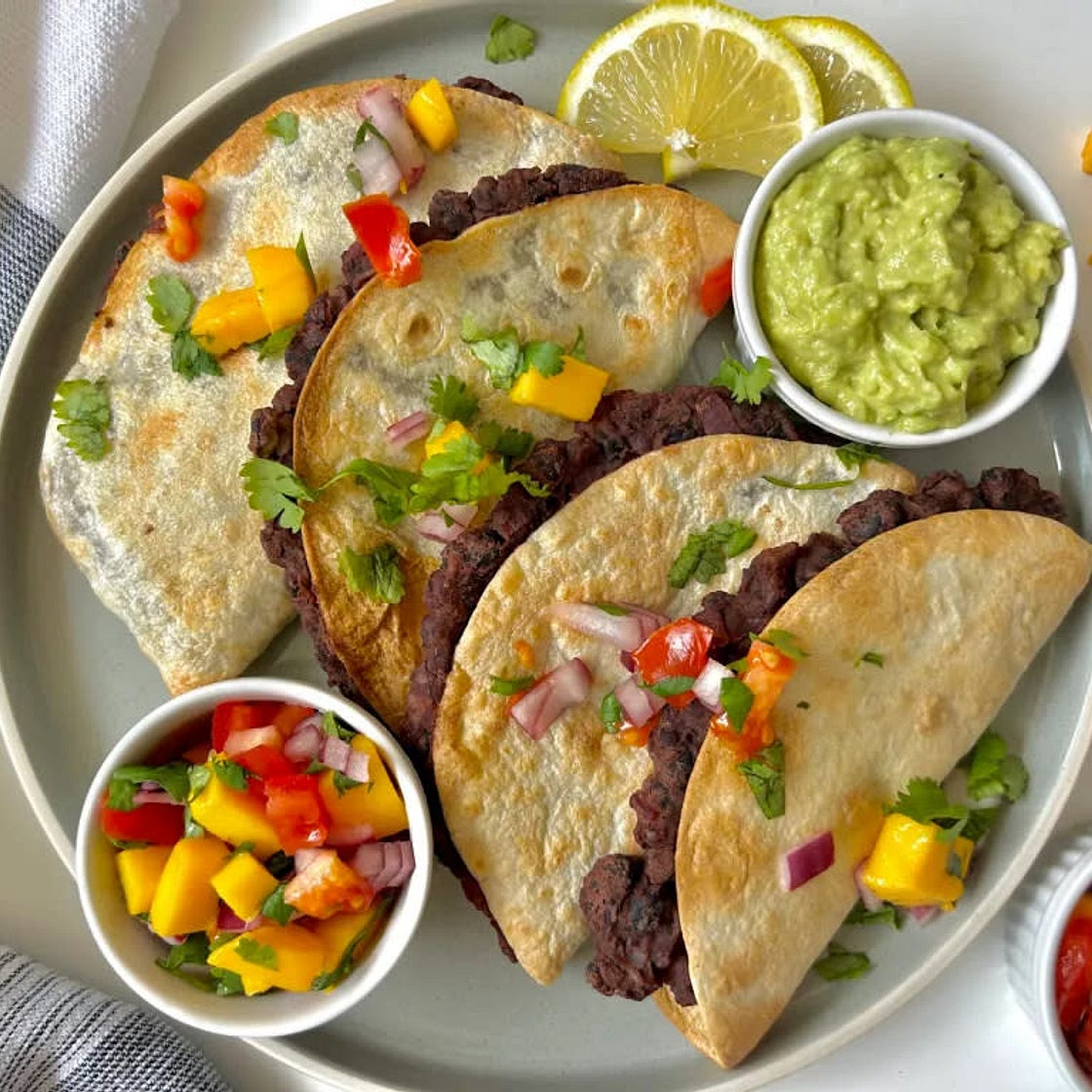 Crispy Black Bean Tacos