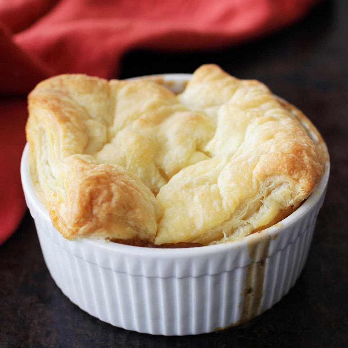 Chicken Pot Pie For One