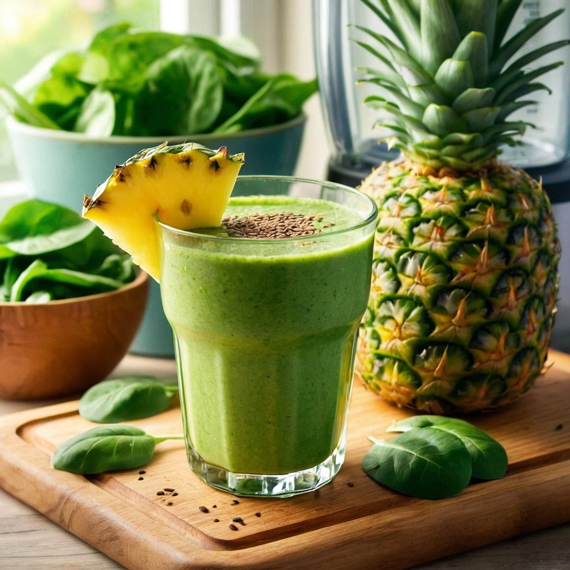 Pineapple Spinach Smoothie