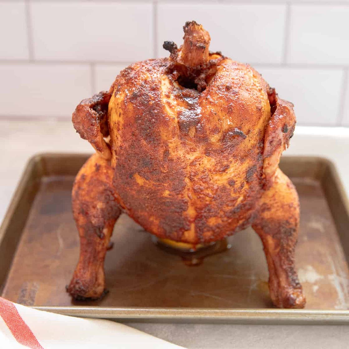 Easy Traeger Beer Can Chicken