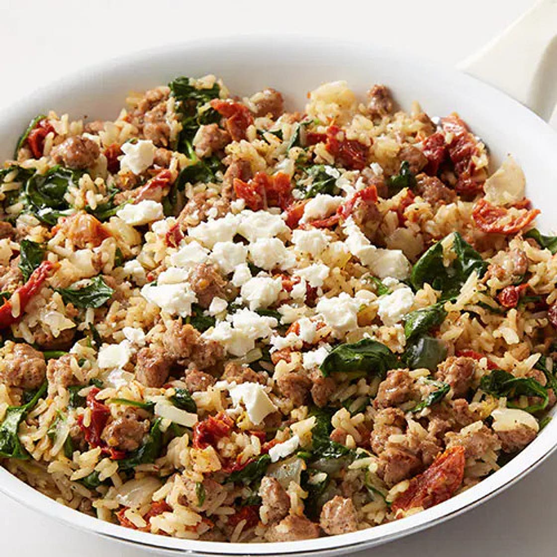Mediterranean Turkey Skillet Dinner