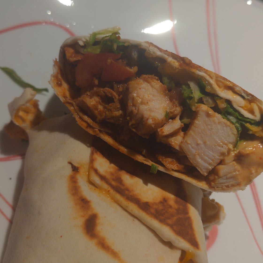 Chili Lime Chicken Burritos