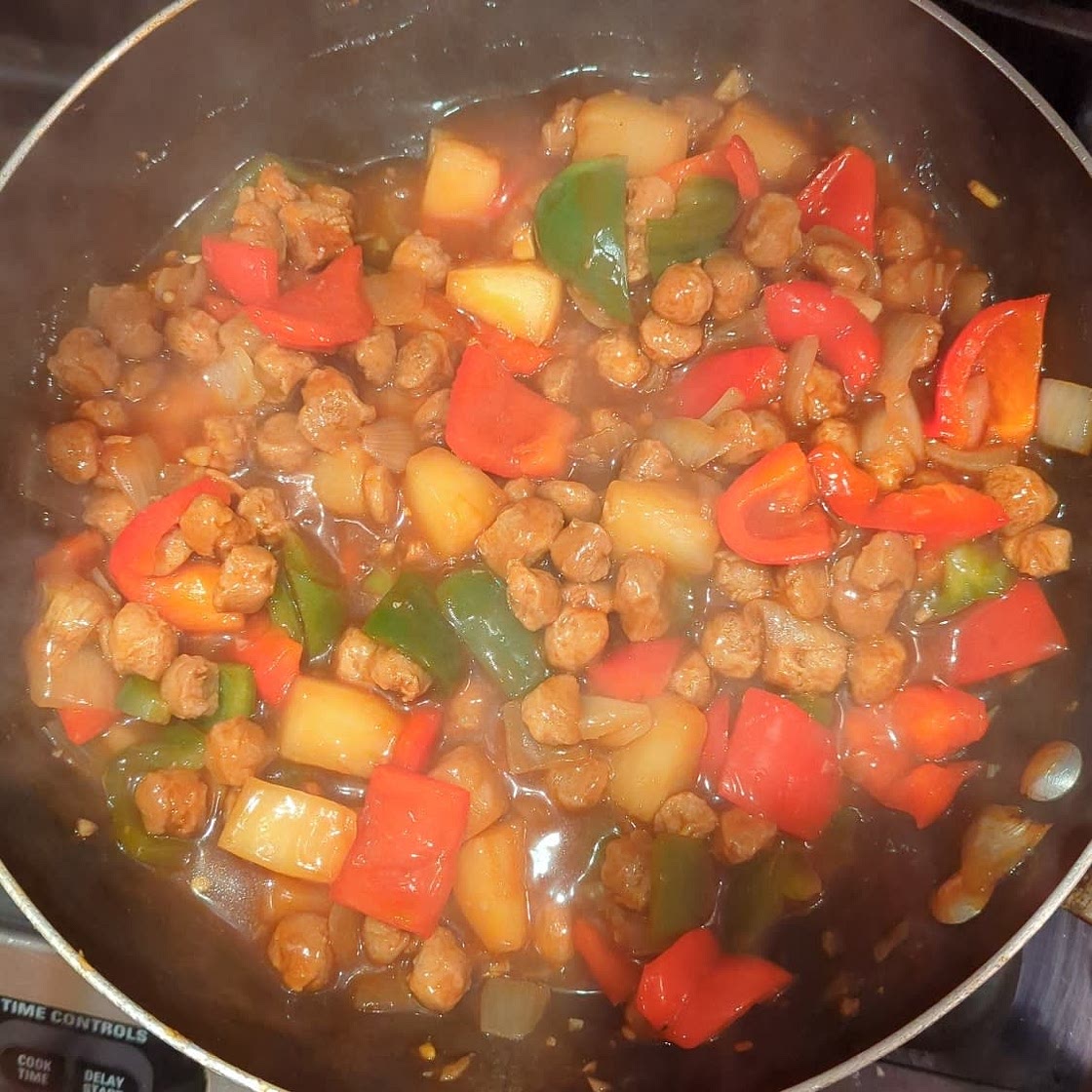 Chinese Sweet and Sour “Pork” (Vegan Recipe)