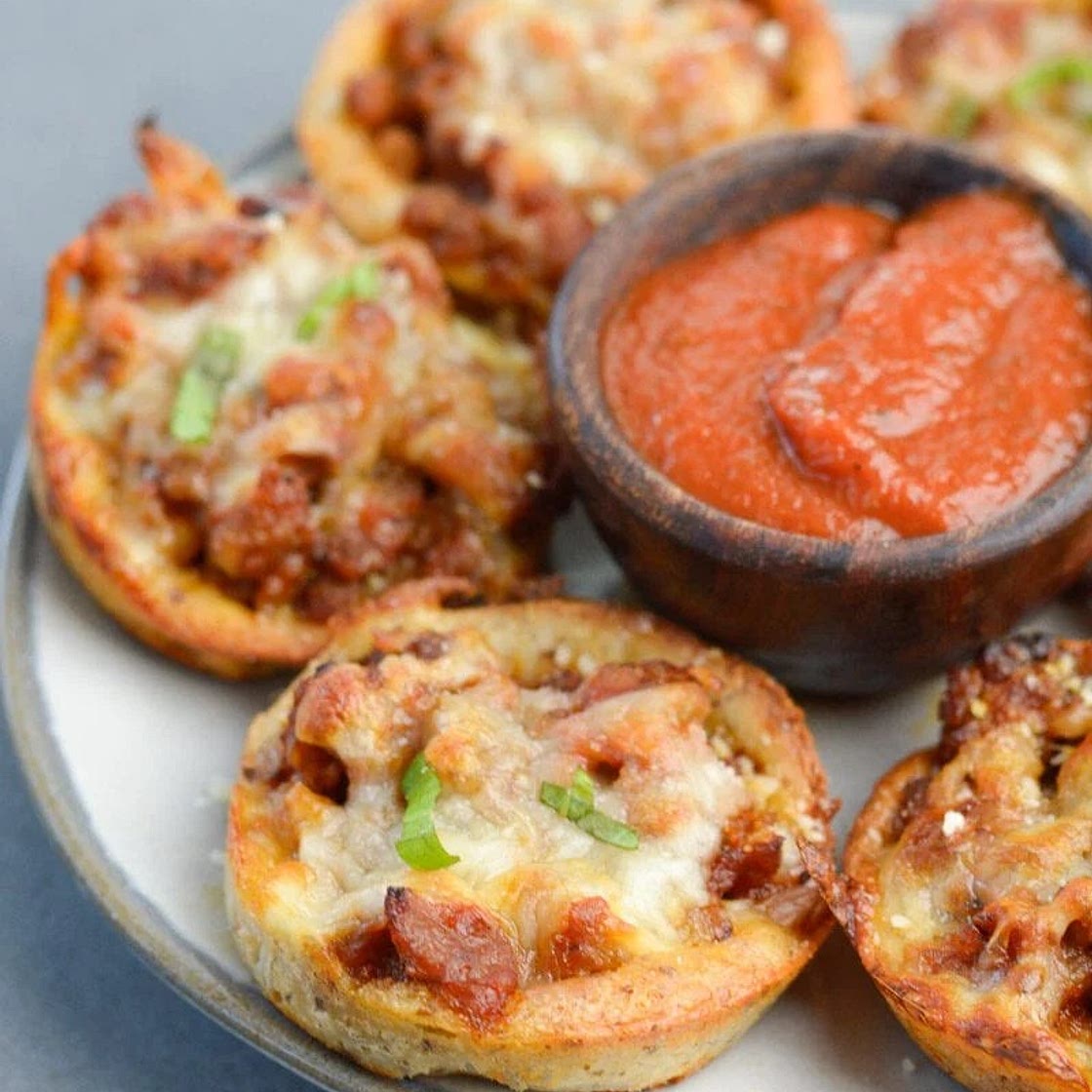 Keto Pizza Muffins