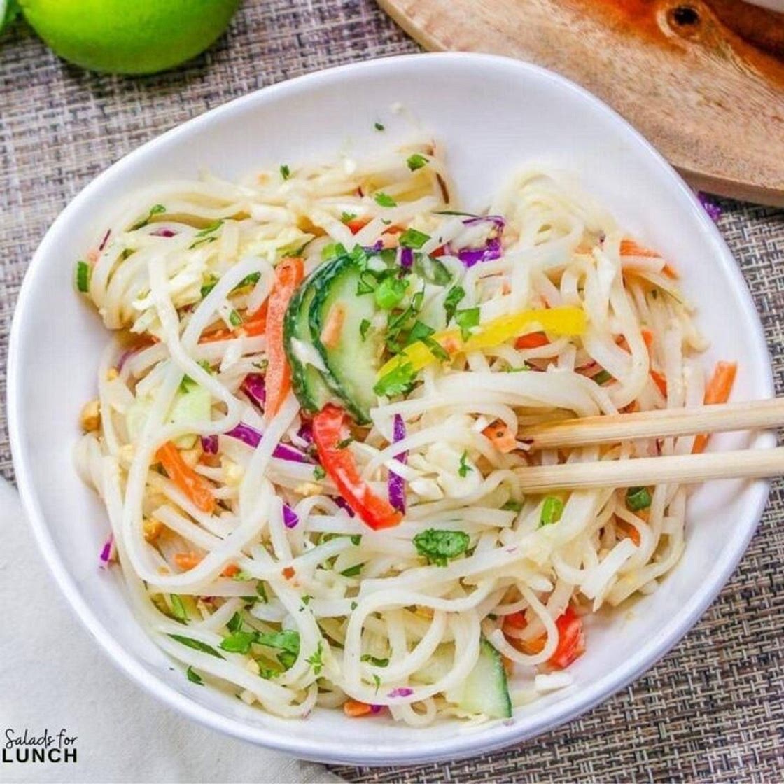 Vegan Crispy Thai Noodle Salad Recipe