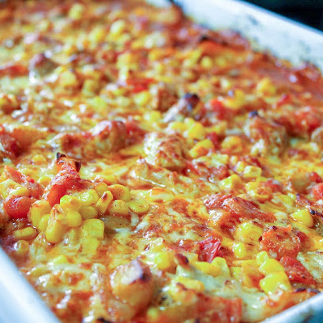Chicken Adobo Enchilada Bake