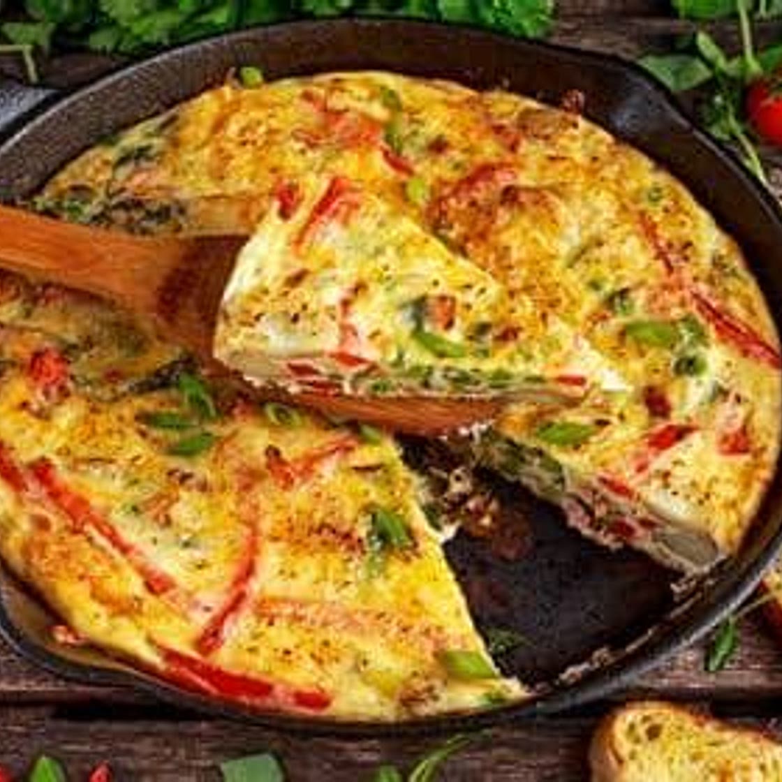 Spinach and Mushroom Frittata