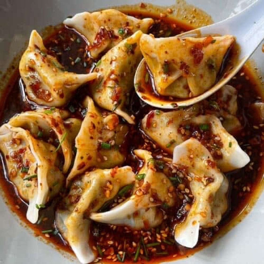 Steamed Dumplings with The Best Dipping Sauce