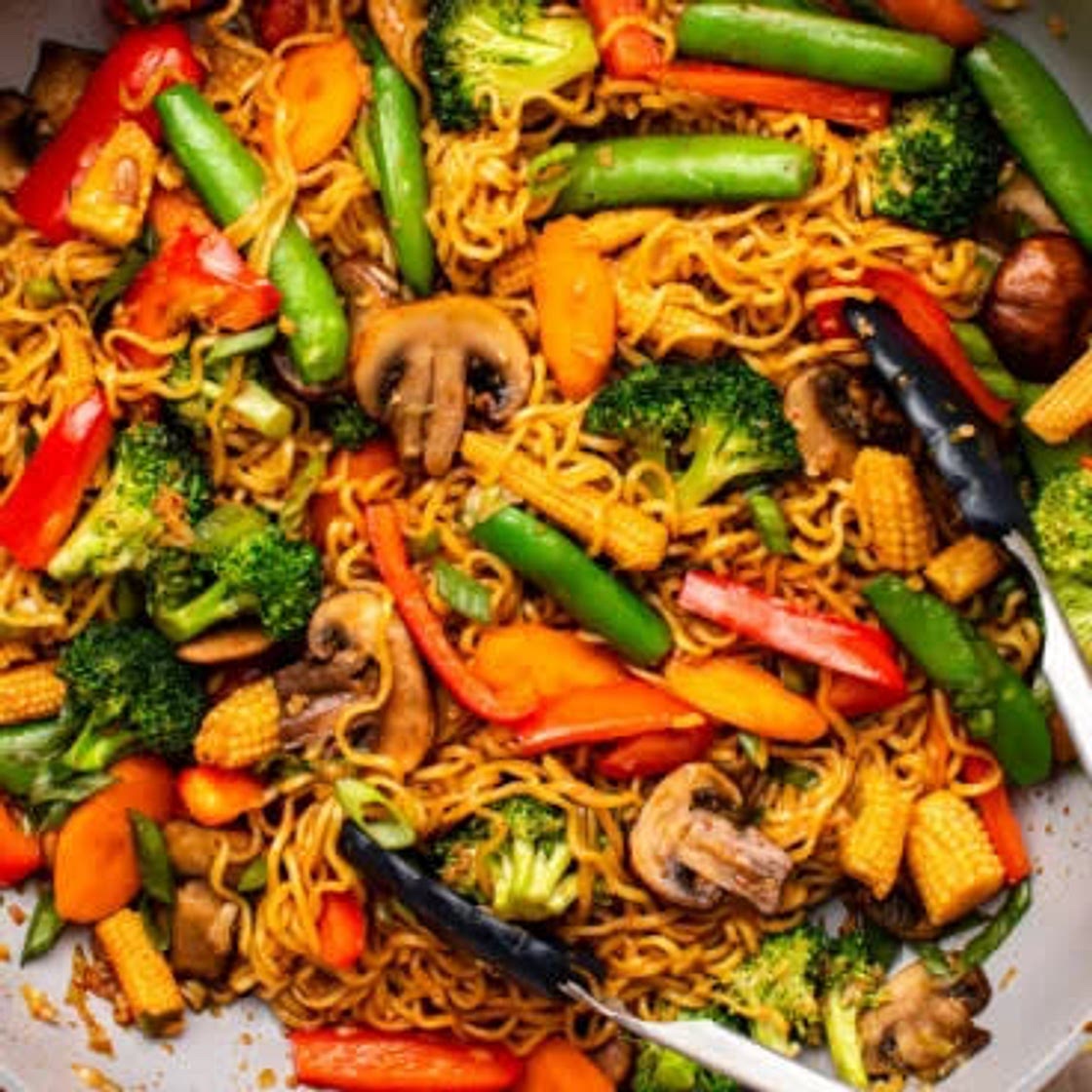 Garlic Ramen Stir Fry