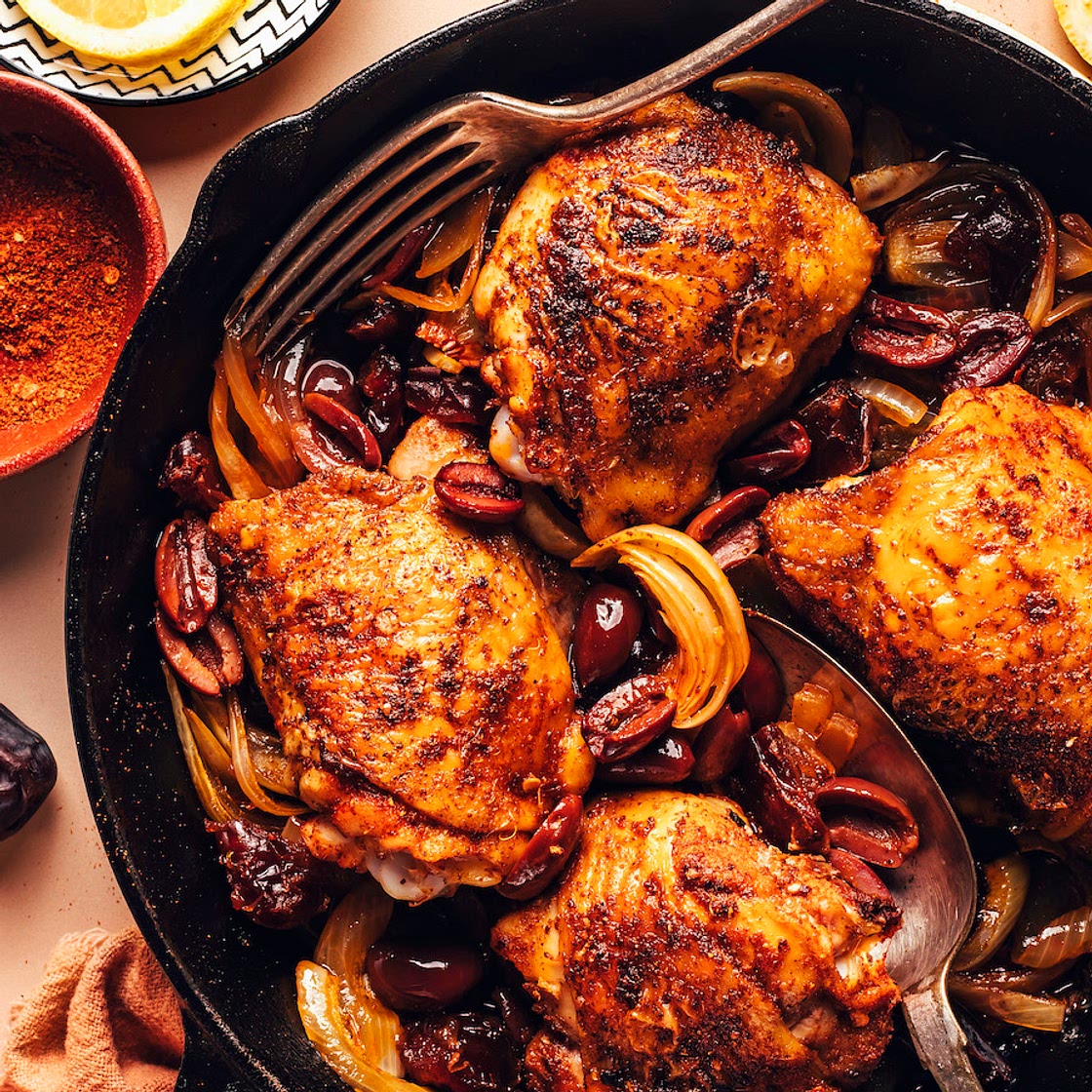 Crispy Baked Chicken Thighs (Mediterranean-Inspired)