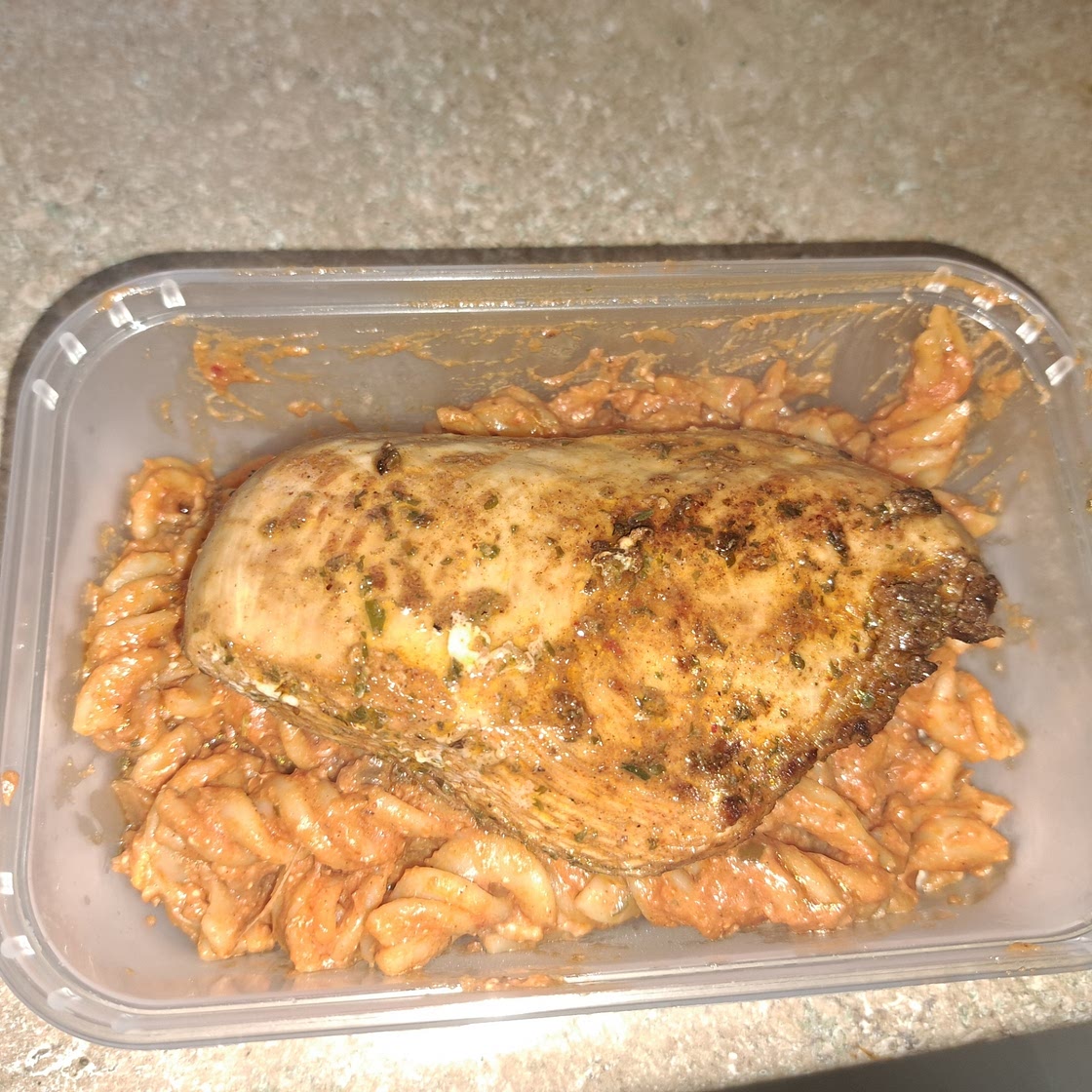 HIGH PROTEIN MEAL PREP CREAMY NANDOS CHICKEN PASTA‼️