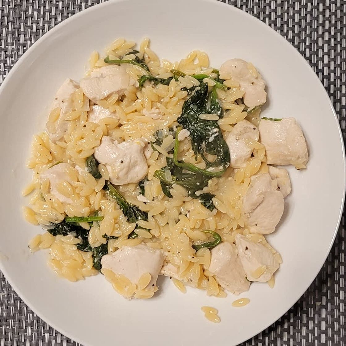 Lemon Chicken Orzo Pasta