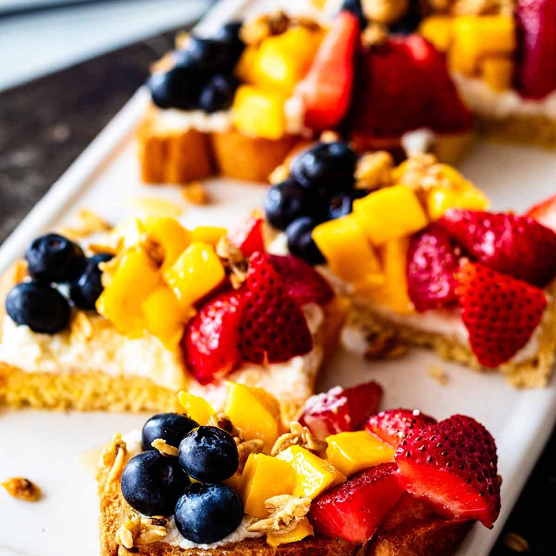 Ricotta Toast with Fruit