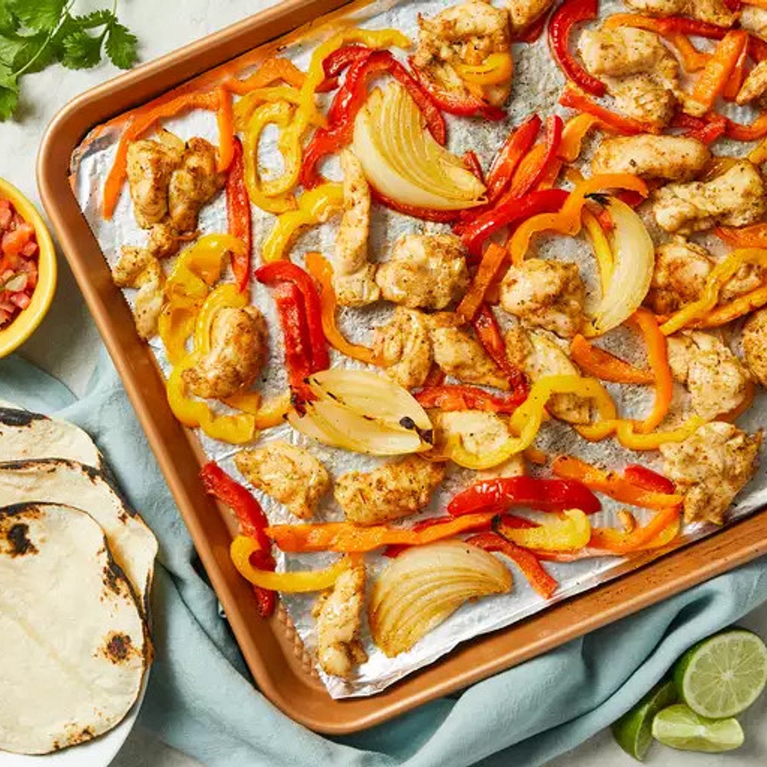 Cajun Chicken Sheet Pan Fajitas