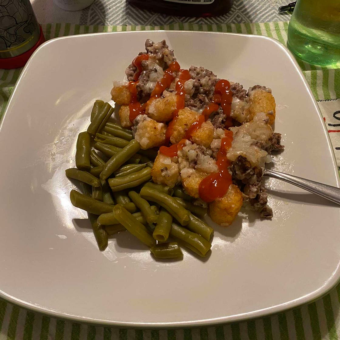 Hamburger Tater Tot Casserole