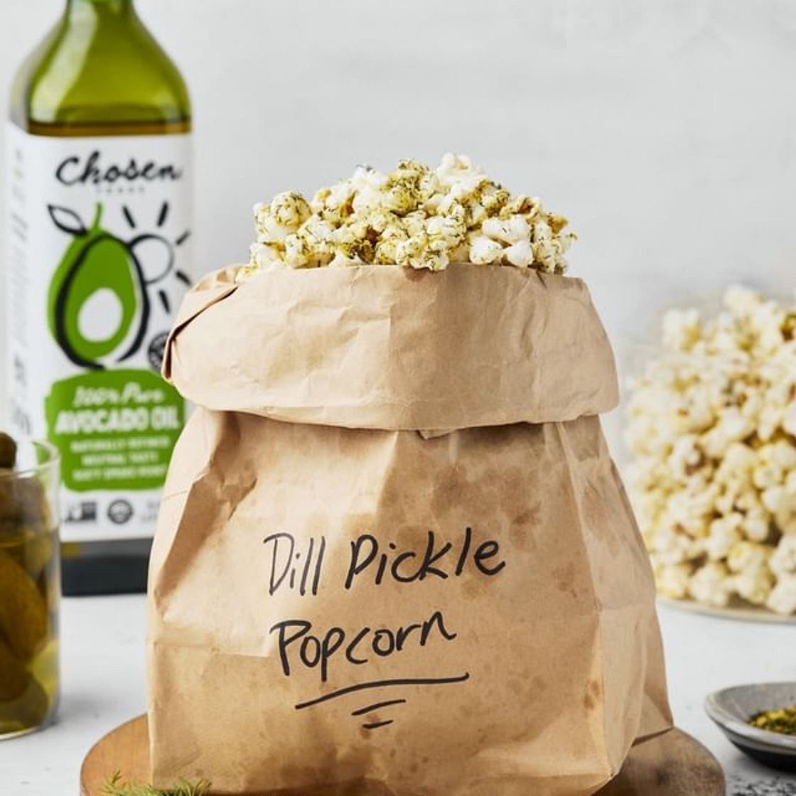 Dill Pickle Popcorn