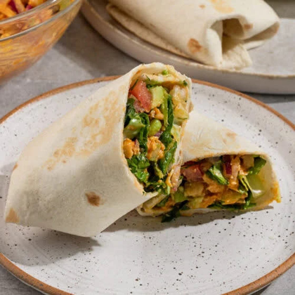 Buffalo Chickpea Wraps