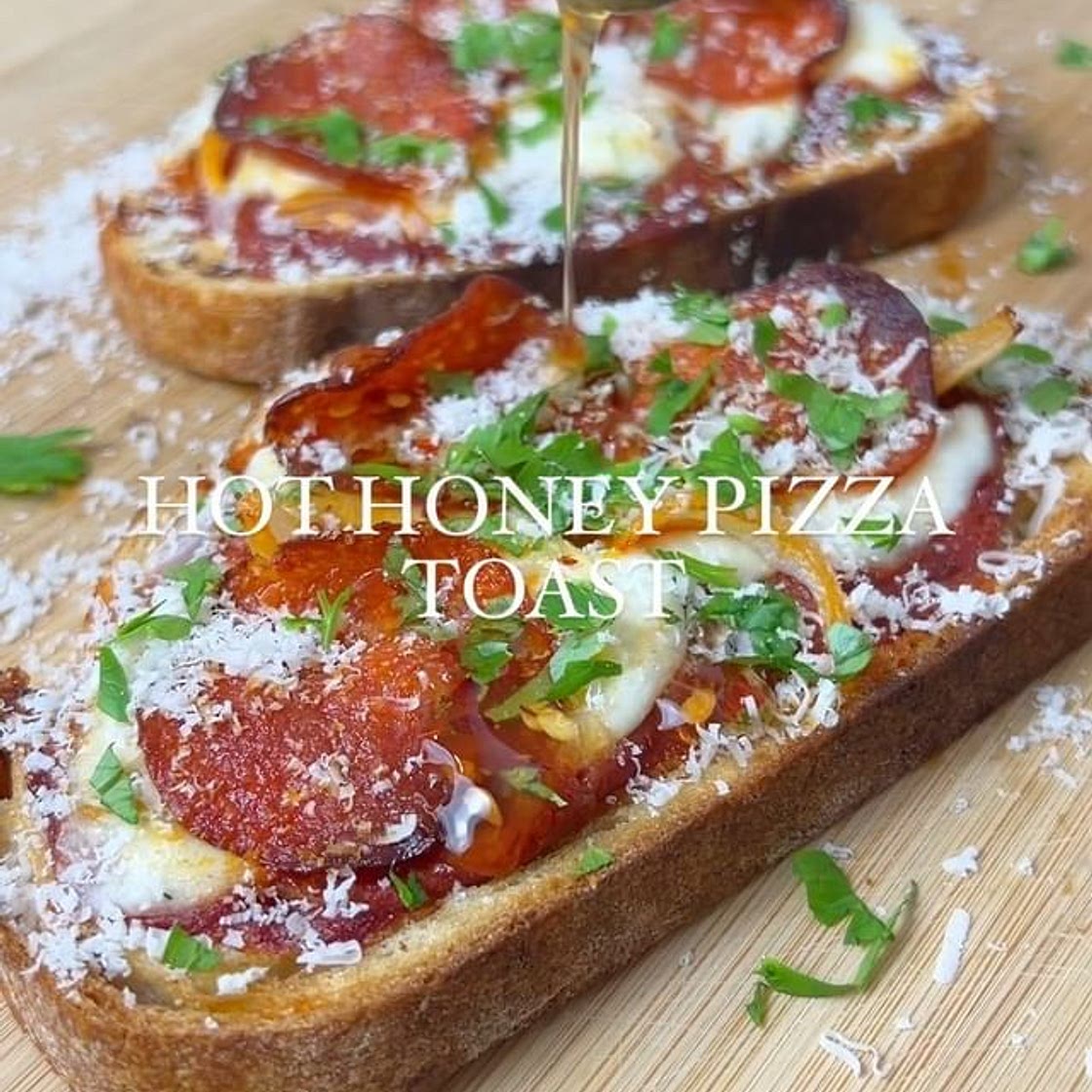 Honey Pizza Toast