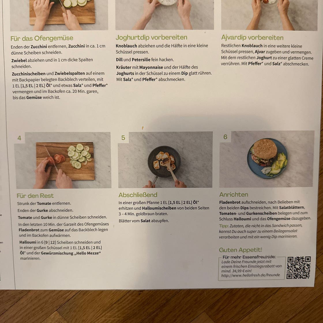 Fladenbrot Burger mit halloumi 