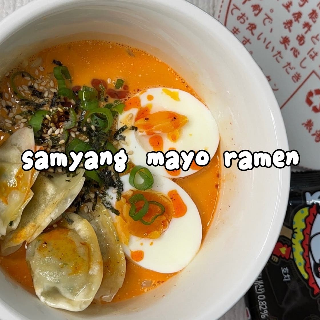 Samyang mayo ramen