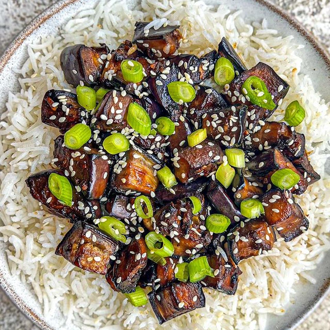 STICKY SOY AUBERGINE 🍆