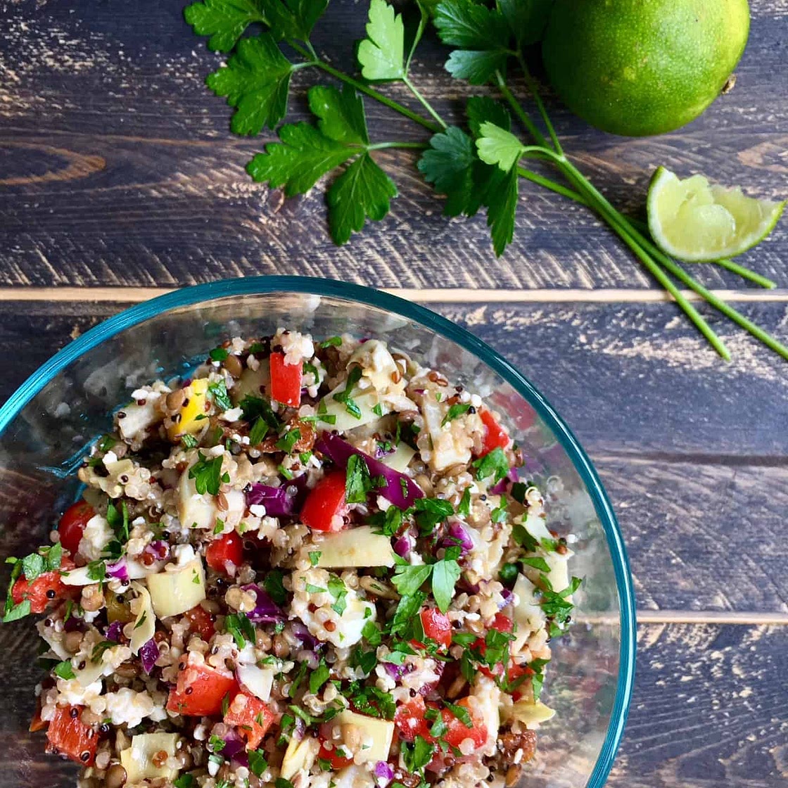 Quinoa and Lentil Salad
