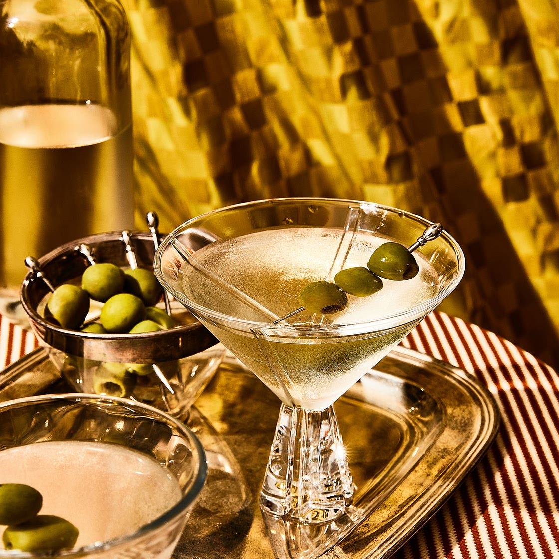 Freezer-Door Dirty Martini - WSJ Recipes
