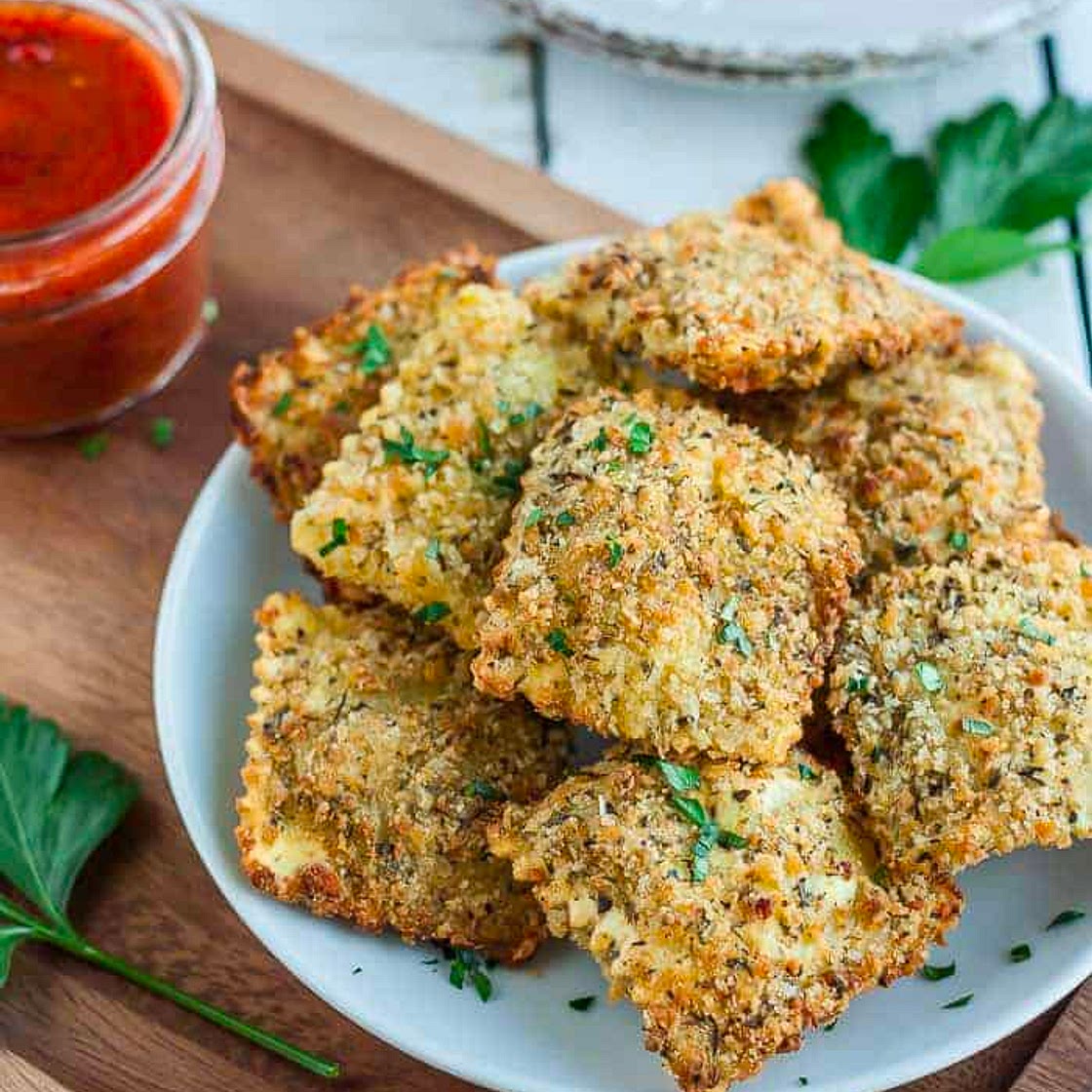 Air Fryer Ravioli {Toasted Ravioli}