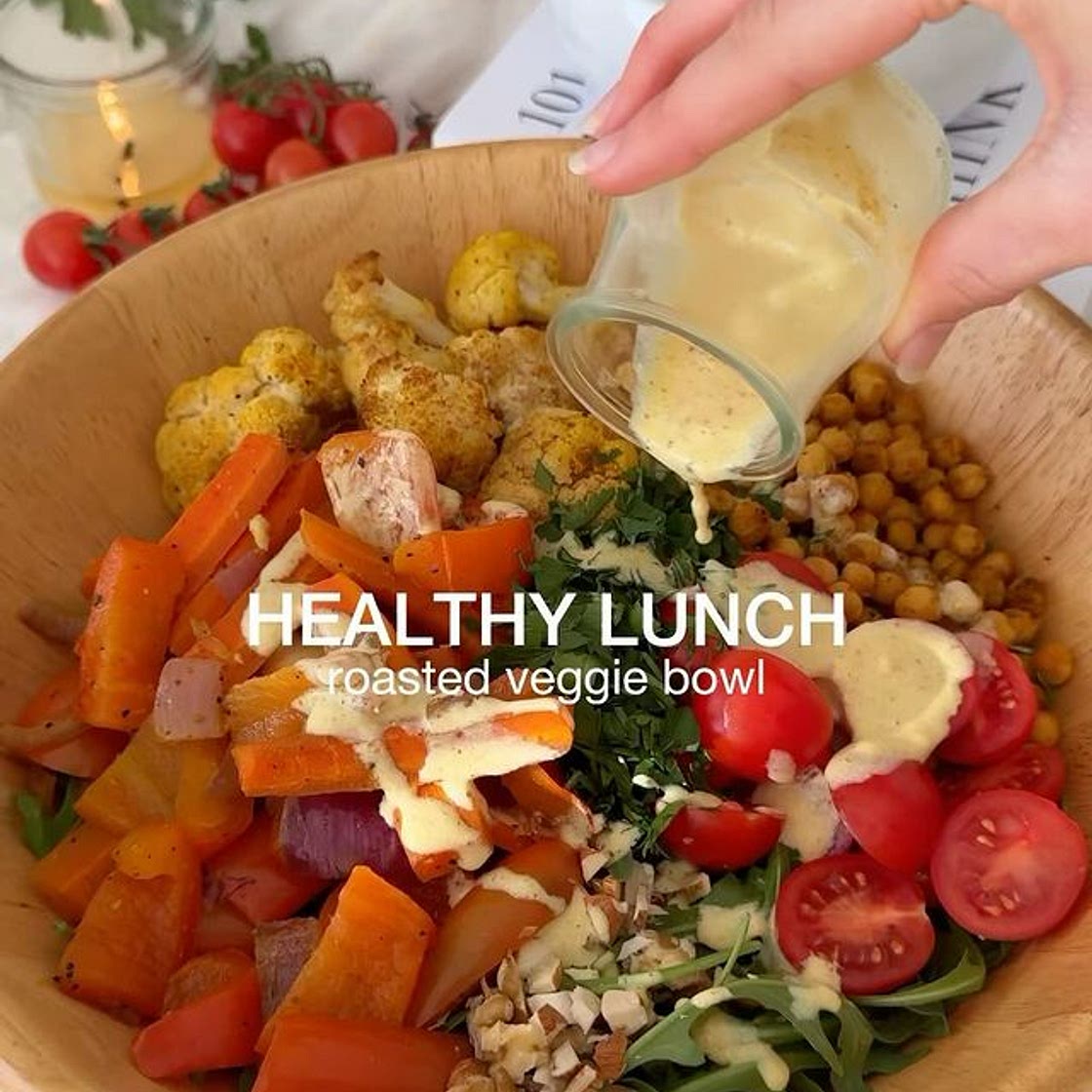 Curry roasted veggie bowl