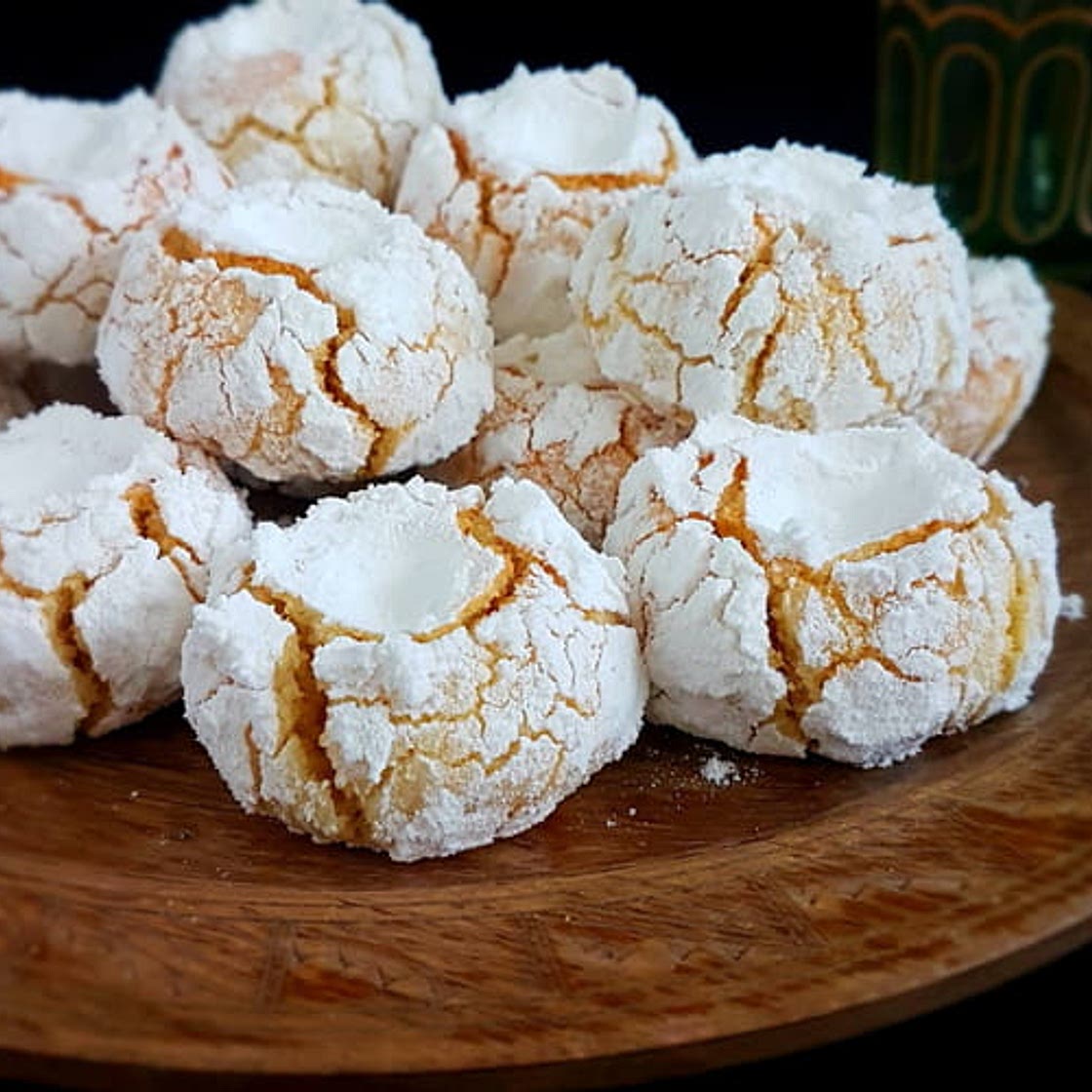 Mlowza, gâteau marocain aux amandes